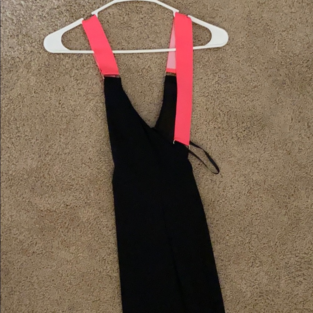 Black midi dress